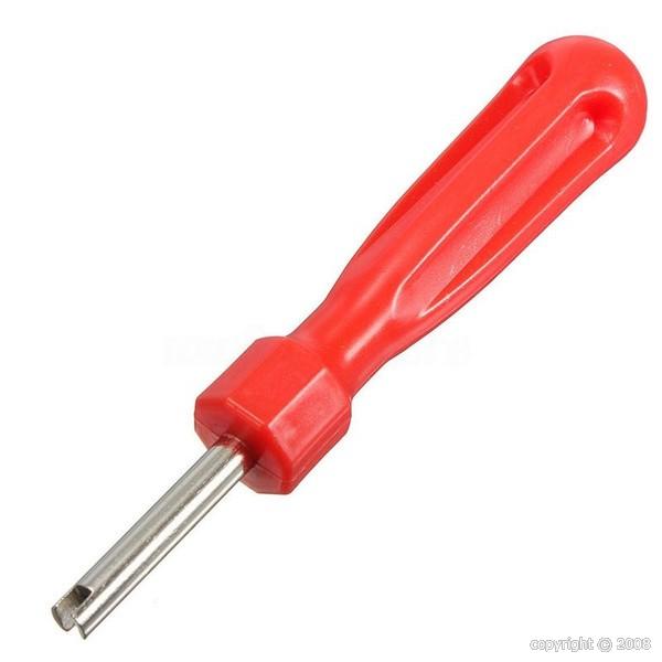 Levier Tire-valve Et Démonte-obus – Outil Pour Valve Shrader Sur Jantes Tôle Ou Aluminium, Longueur 290 Mm
